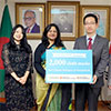 International Environmental Organization DAEJAYON, Donates 2..