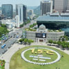 Day Before World Environment Day, 1.5℃ Written at Seoul Plaz..